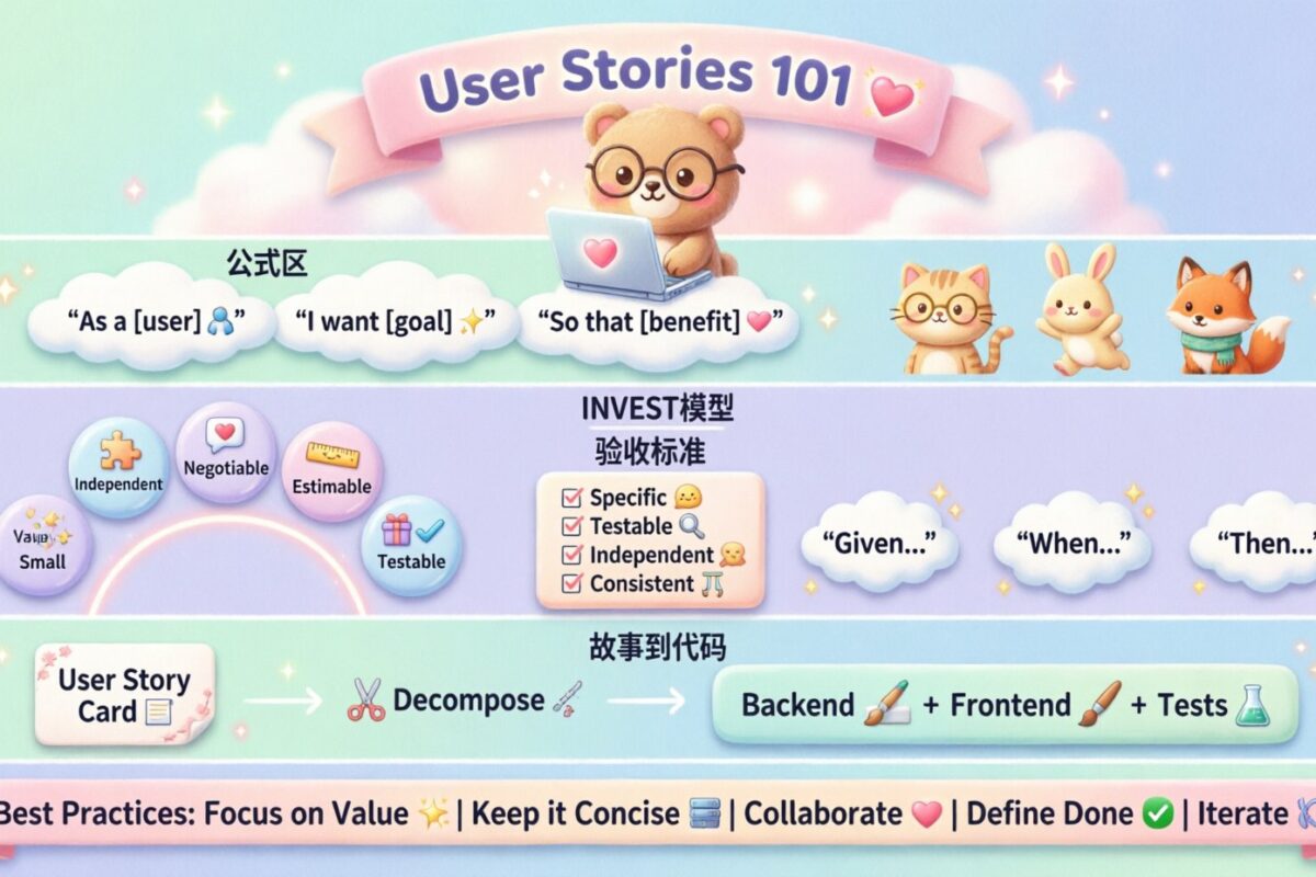 计算机科学专业学生的用户故事格式权威指南