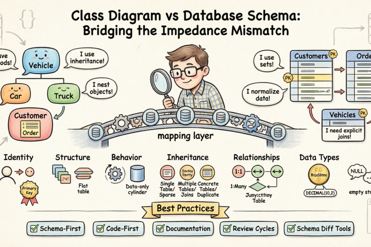 Fehleranalyse: Warum Ihr Datenbank-Schema möglicherweise nicht mit Ihrem Klassendiagramm übereinstimmt