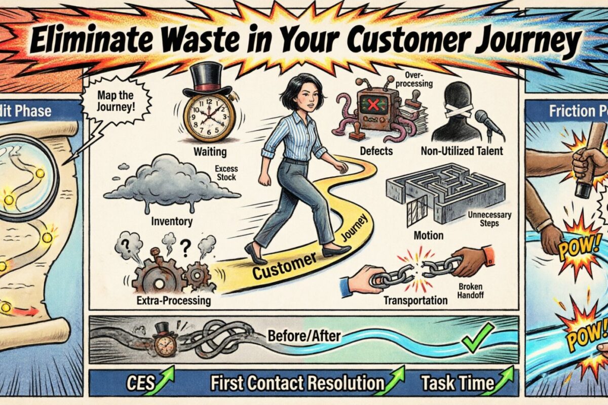 Customer-Journey-Mapping: Verschwendung in Ihrem Customer Journey eliminieren