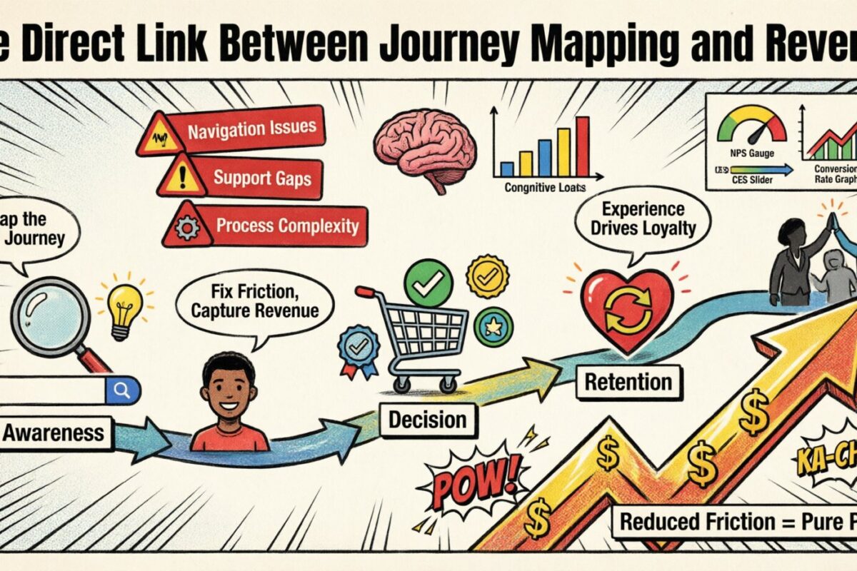 Customer-Journey-Mapping: Die direkte Verbindung zwischen Journey Mapping und Umsatz Customer-Journey-Mapping: Die direkte Verbindung zwischen Journey Mapping und Umsatz