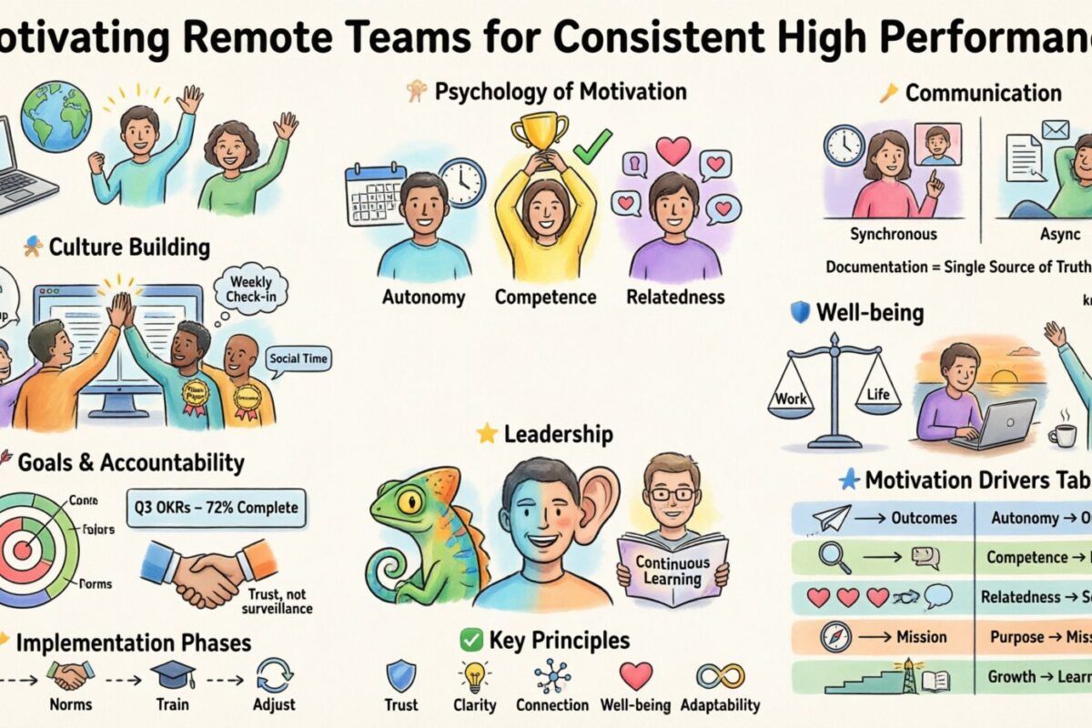 Projektmanagement-Leitfaden: Motivieren von Remote-Teams für konsistente hohe Leistung