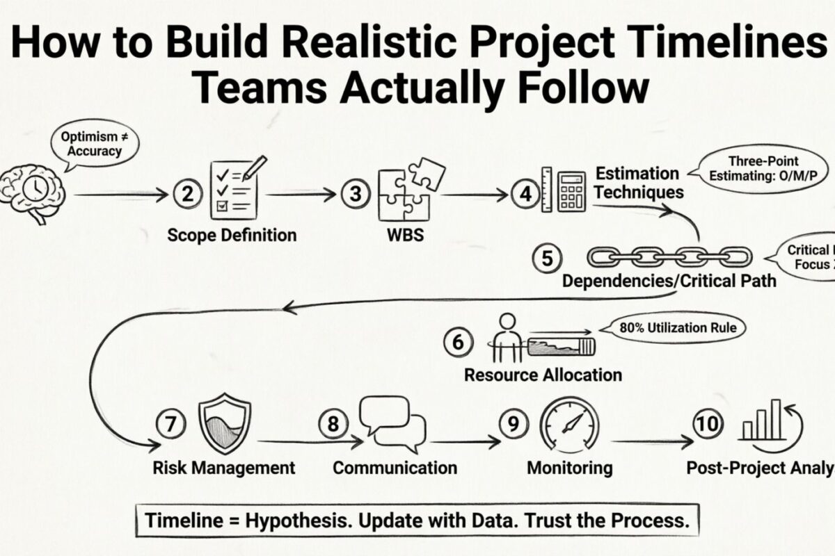 So erstellen Sie realistische Projektzeitpläne, die Teams tatsächlich einhalten