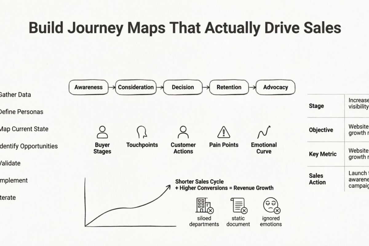 Customer-Journey-Mapping: Erstellen Sie Reisekarten, die tatsächlich Umsätze generieren