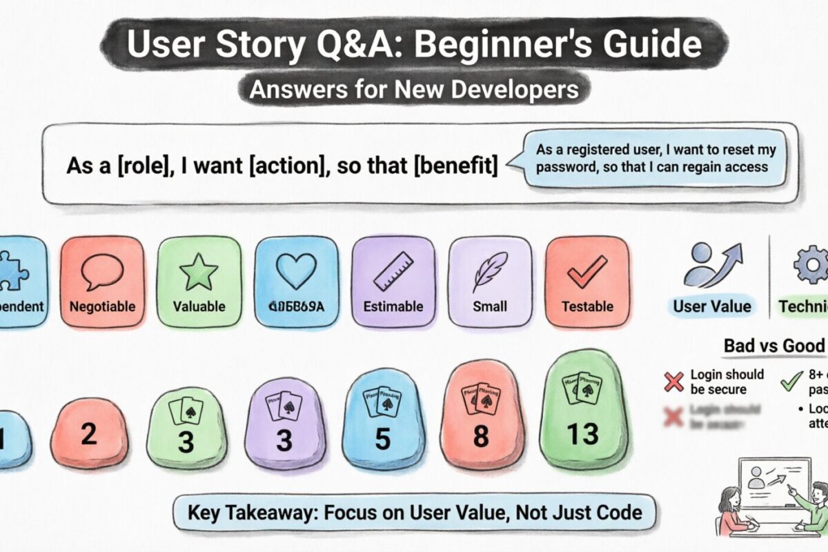 User Story Q&A: Antworten auf die wichtigsten Fragen von Anfänger-Entwicklern