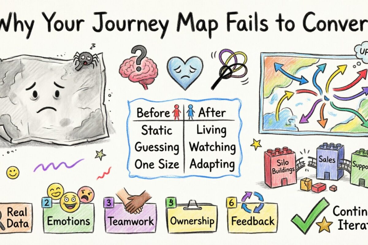 Customer-Journey-Mapping: Warum Ihre Reisekarte nicht konvertiert