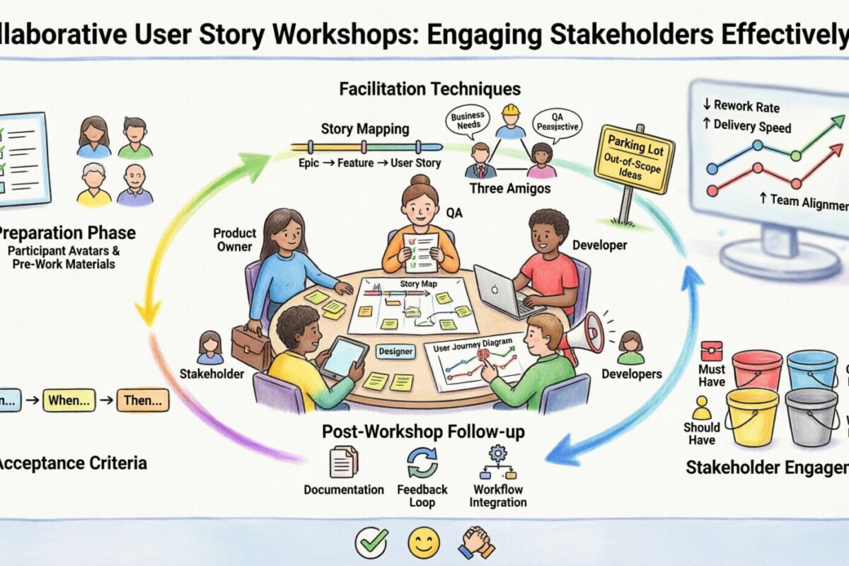 Ateliers collaboratifs sur les histoires d’utilisateur : impliquer efficacement les parties prenantes Ateliers collaboratifs sur les histoires d’utilisateur : impliquer efficacement les parties prenantes