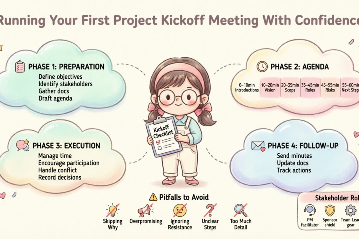 Guide de gestion de projet : conduire votre première réunion de lancement de projet avec confiance