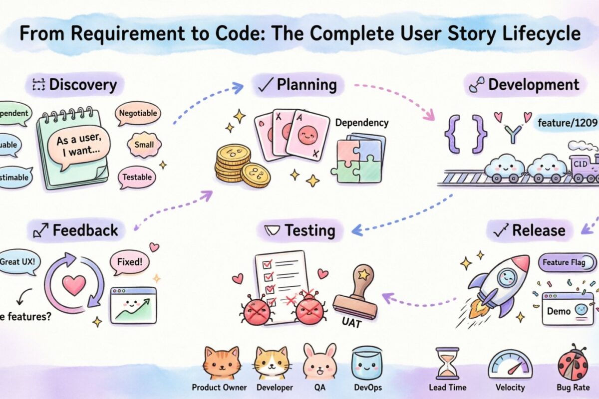Du besoin au code : le cycle de vie complet d’une histoire utilisateur