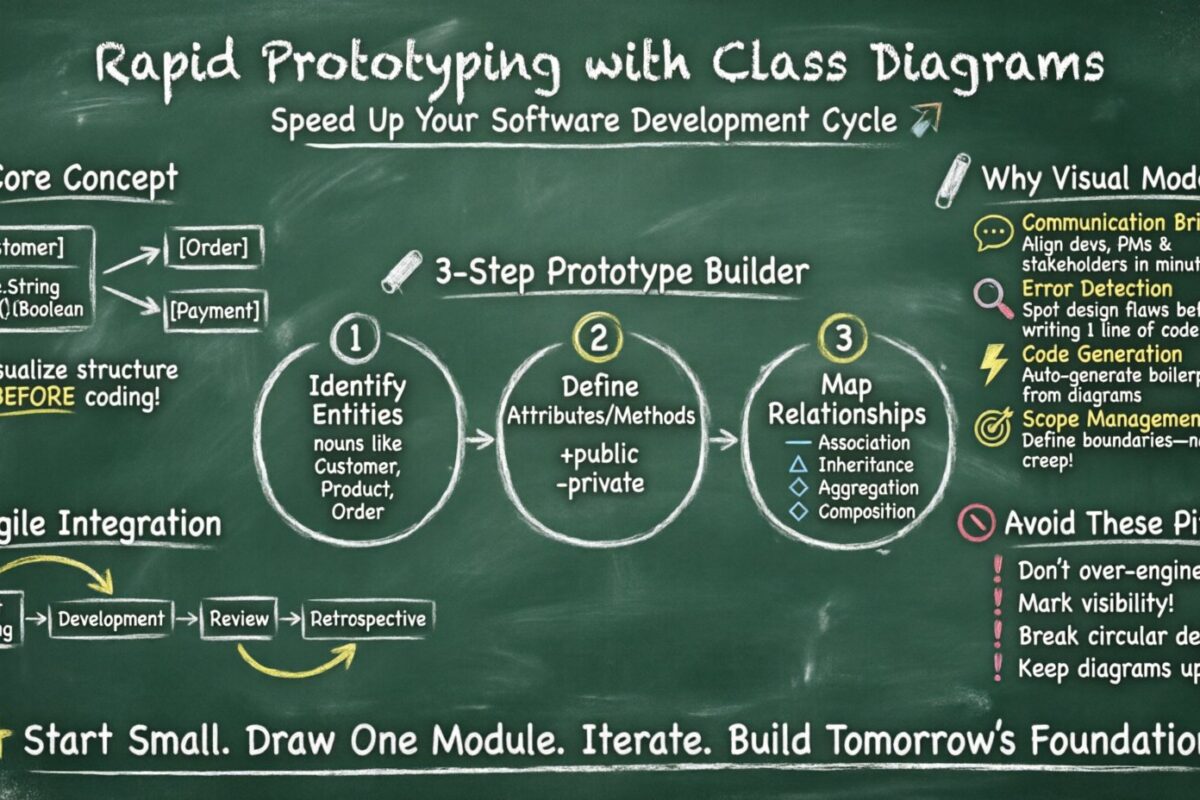 Szybkie prototypowanie z wykorzystaniem diagramów klas: przyspieszanie cyklu tworzenia oprogramowania