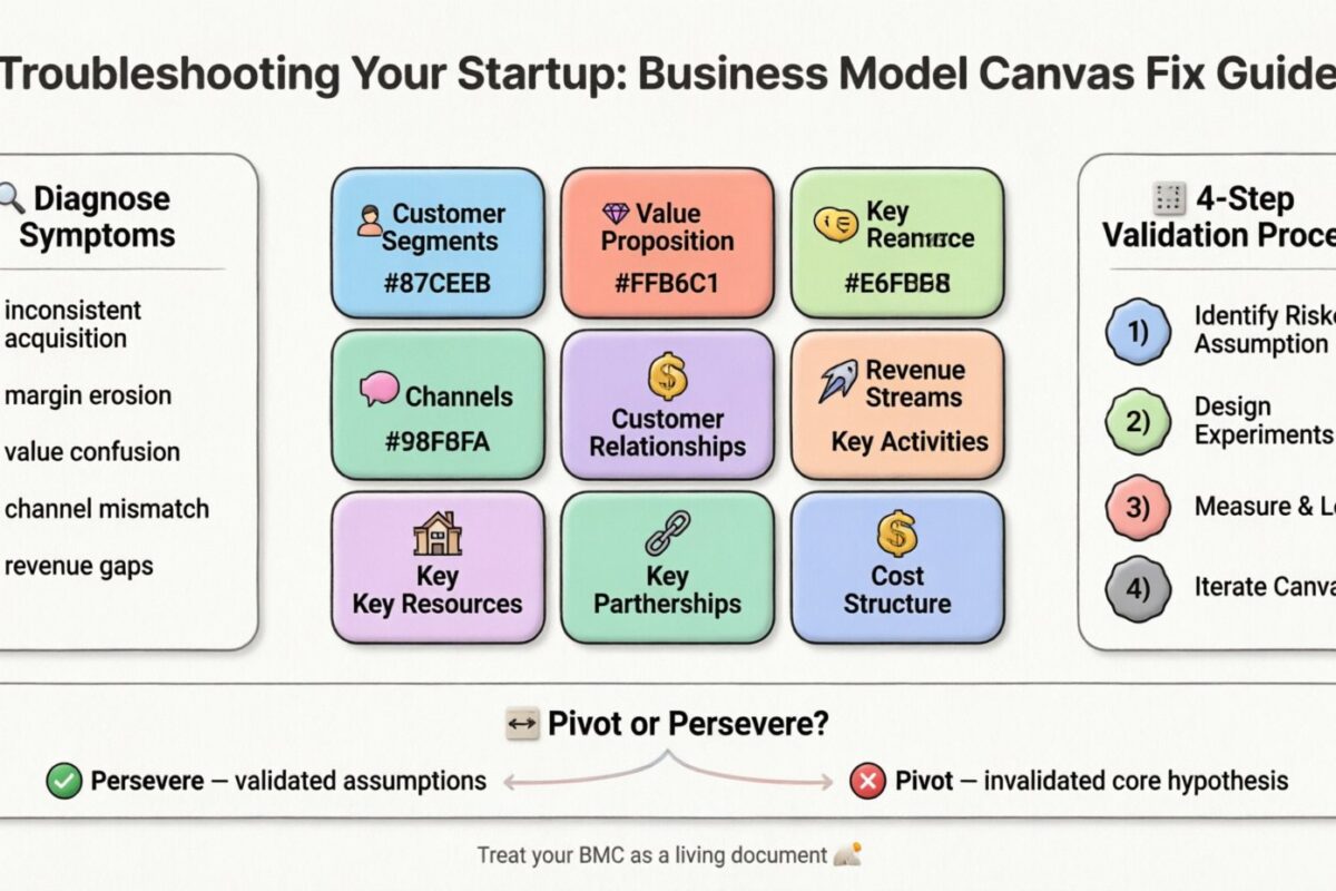 Solucionando Problemas no Seu Startup: O Que Fazer Quando o Seu Canvas do Modelo de Negócio Parece Quebrado