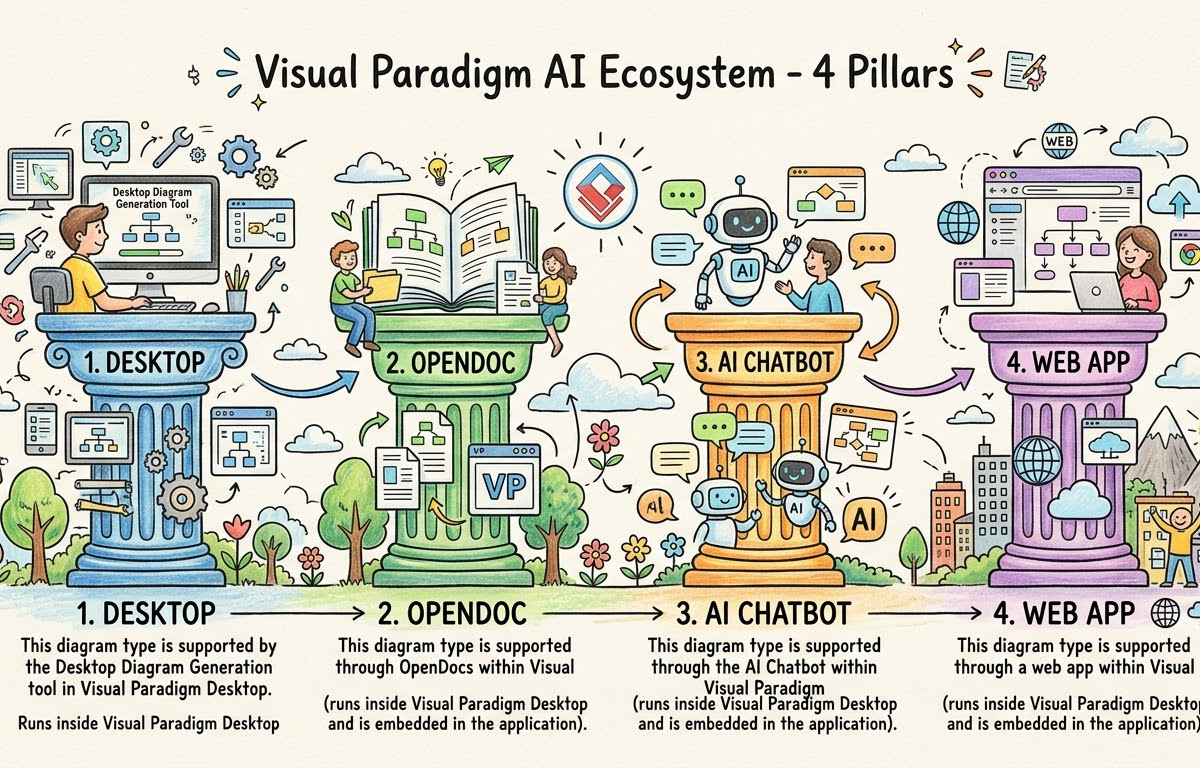 Thành thạo Bốn Cột Mốc Trí Tuệ Nhân Tạo trong Visual Paradigm: Hướng Dẫn Toàn Diện & Trình Diễn Kinh Nghiệm Thành thạo Bốn Cột Mốc Trí Tuệ Nhân Tạo trong Visual Paradigm: Hướng Dẫn Toàn Diện & Trình Diễn Kinh Nghiệm