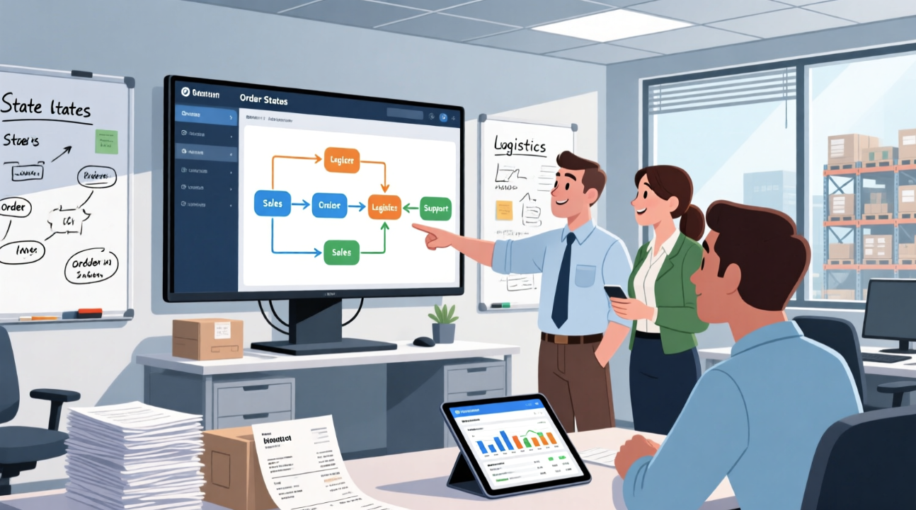 AI-Generated State Machine Diagram Case Study: Managing Order Lifecycle States