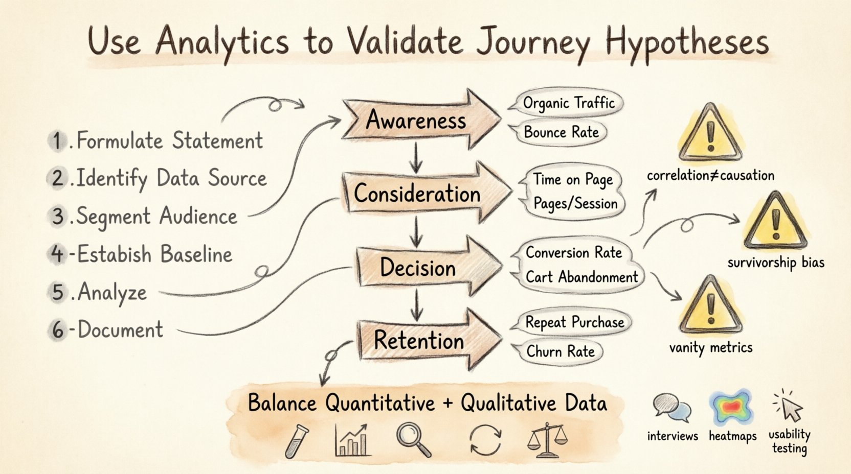 Use Analytics to Validate Journey Hypotheses Use Analytics to Validate Journey Hypotheses