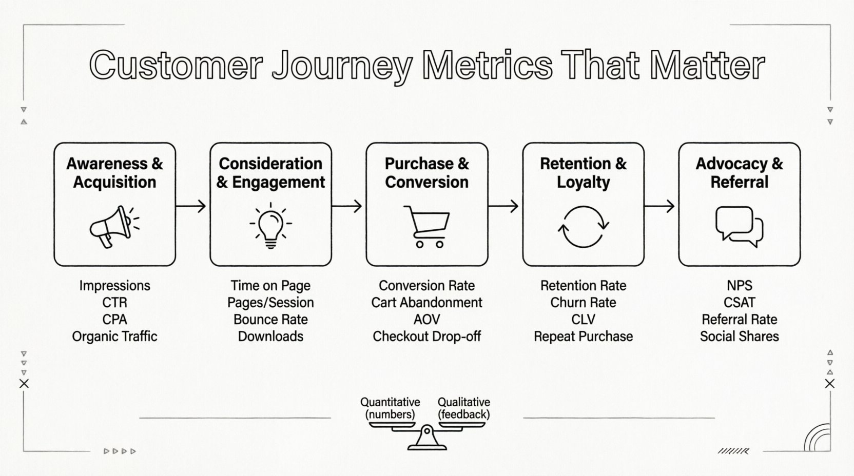 Track Metrics That Matter in Customer Journeys Track Metrics That Matter in Customer Journeys