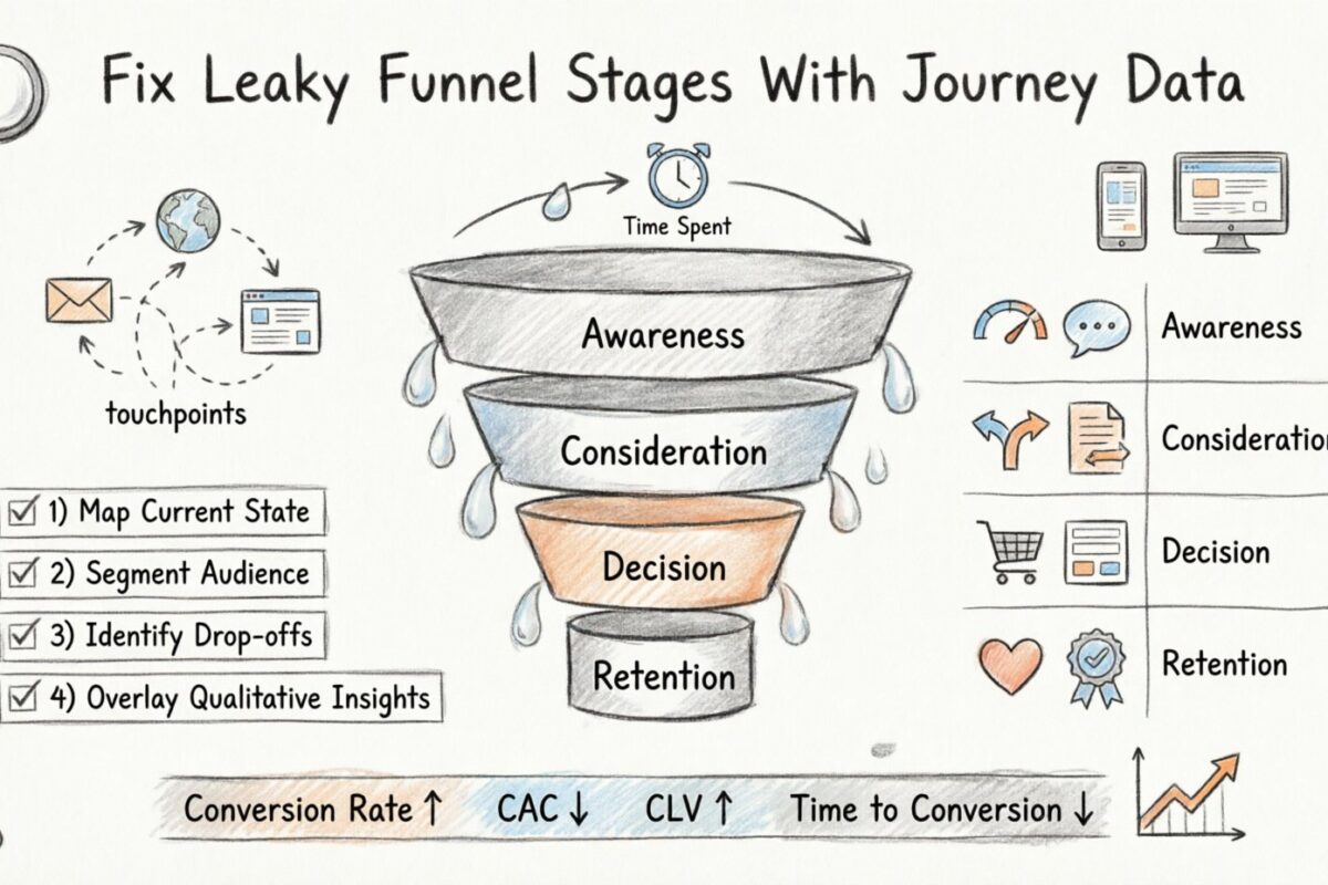 Fix Leaky Funnel Stages With Journey Data Fix Leaky Funnel Stages With Journey Data