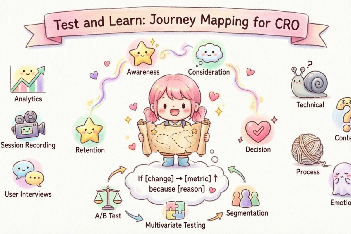 Test and Learn: Journey Mapping for CRO