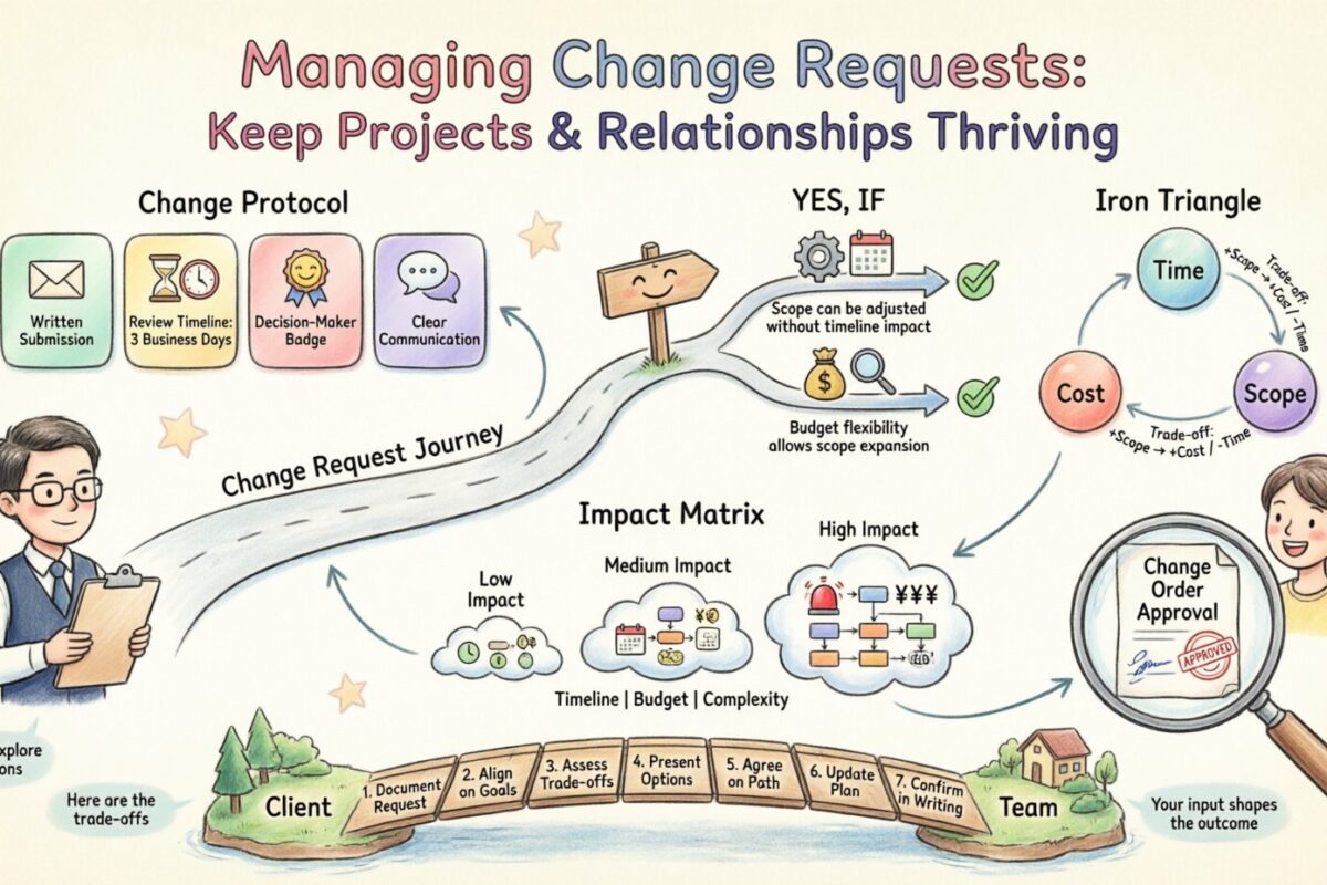 Project Management Guide: Managing Change Requests Without Damaging Client Relationships