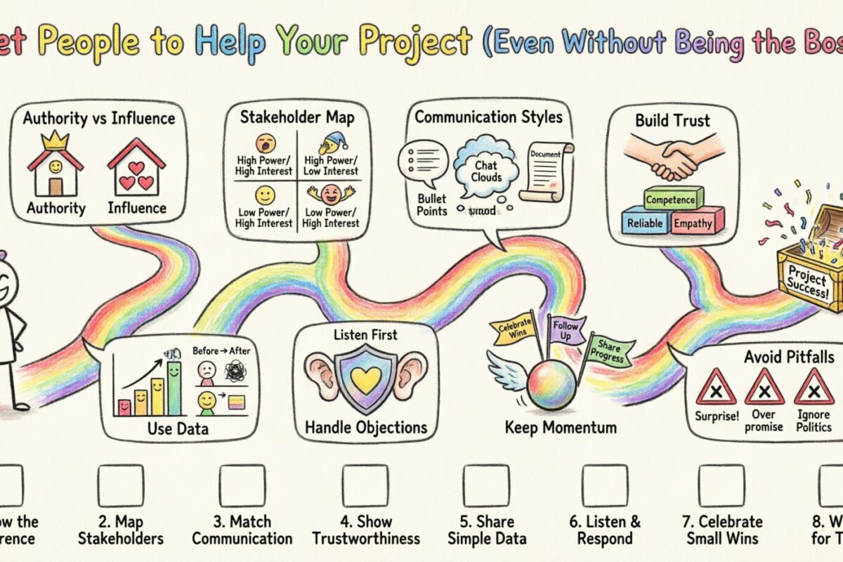 Project Management Guide: Persuasion Techniques for Gaining Project Buy-In Without Authority Project Management Guide: Persuasion Techniques for Gaining Project Buy-In Without Authority