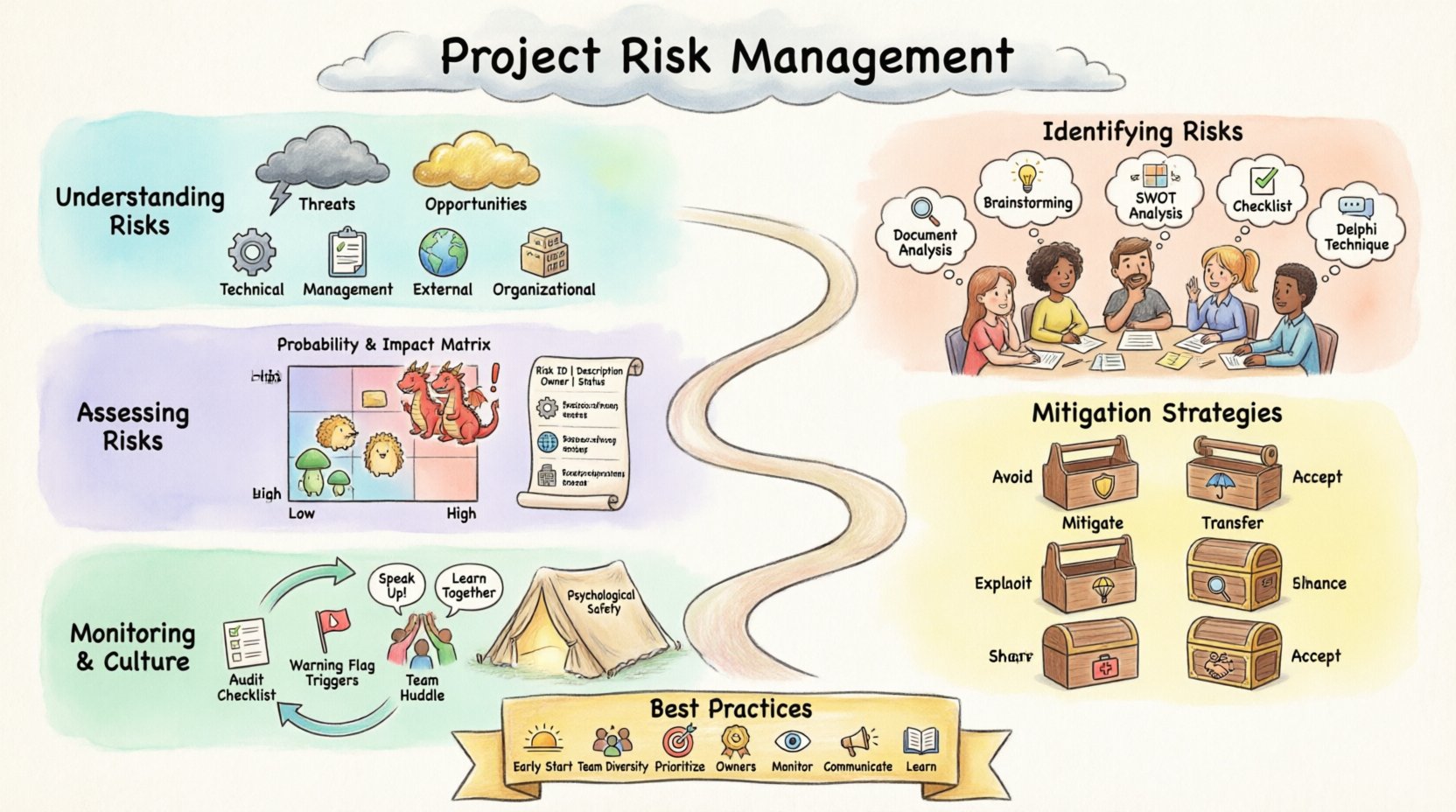 Project Management Guide: A Practical Guide to Identifying and Mitigating Project Risks