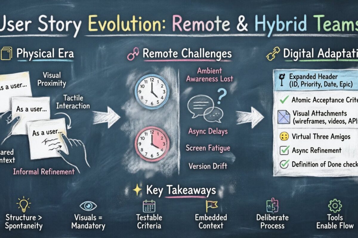 User Story Evolution: Adapting Formats for Remote and Hybrid Teams