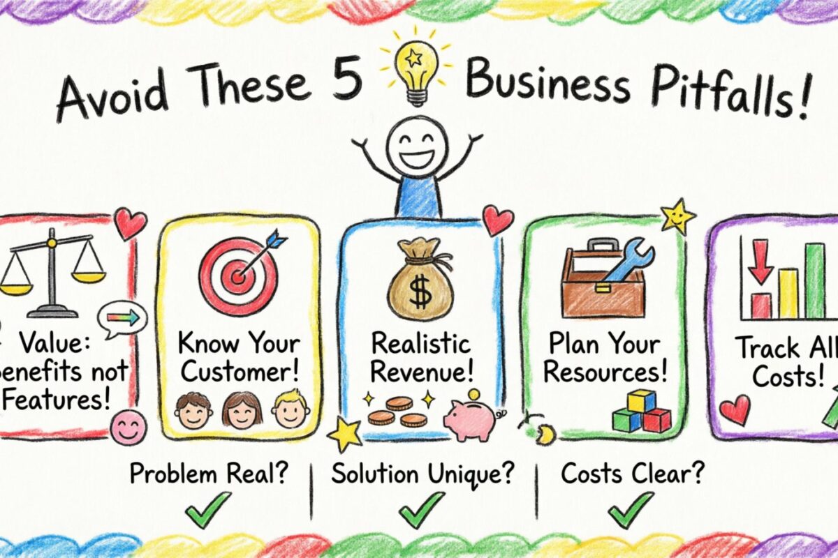 Avoid These 5 Pitfalls: A Beginner’s Guide to Troubleshooting Weak Business Models Early On