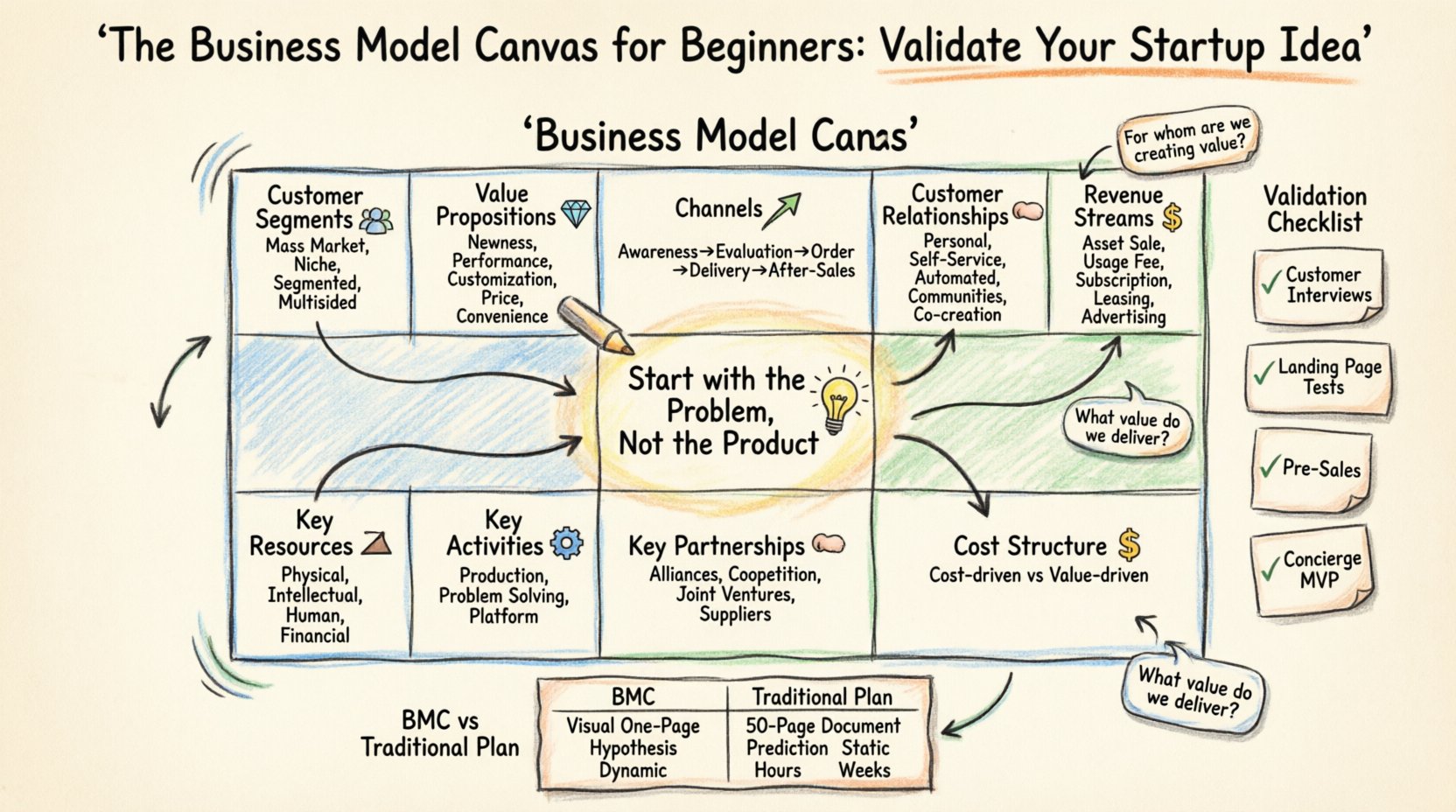 The Business Model Canvas for Beginners: A Step-by-Step Tutorial to Validate Your Startup Idea The Business Model Canvas for Beginners: A Step-by-Step Tutorial to Validate Your Startup Idea