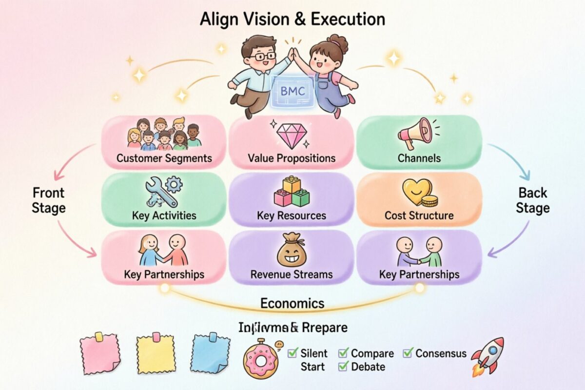 The Missing Link: Using the Business Model Canvas to Align Your Co-Founders on Vision and Execution
