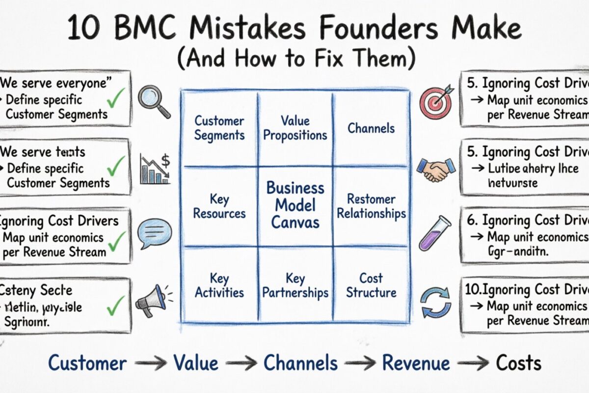 10 Common Mistakes Founders Make When Filling Out the Business Model Canvas (And How to Fix Them) 10 Common Mistakes Founders Make When Filling Out the Business Model Canvas (And How to Fix Them)