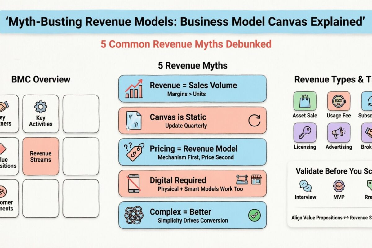 Myth-Busting Revenue Models: Common Misconceptions About the Business Model Canvas Explained