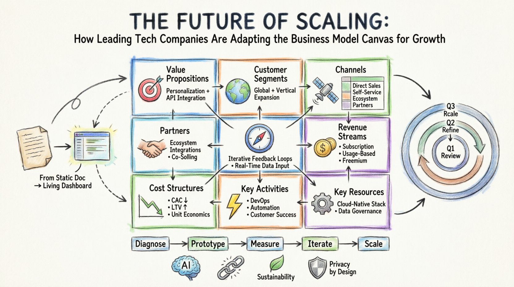 The Future of Scaling: How Leading Tech Companies Are Adapting the Business Model Canvas for Growth