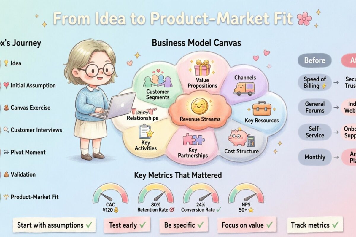 Case Study Success: How a First-Time Founder Used the Business Model Canvas to Find Product-Market Fit Case Study Success: How a First-Time Founder Used the Business Model Canvas to Find Product-Market Fit