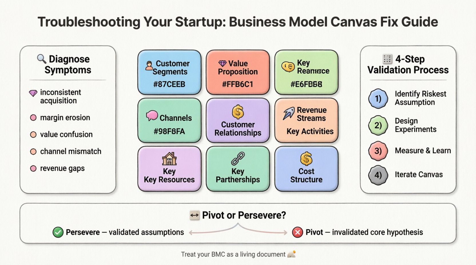 Troubleshooting Your Startup: What to Do When Your Business Model Canvas Looks Broken