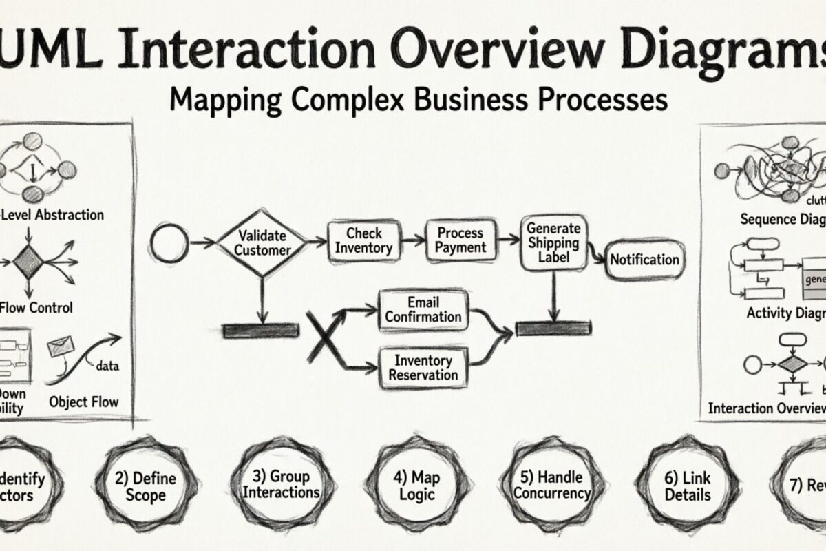 Real-World Case Study: Using UML Interaction Overview Diagrams to Map Complex Business Processes