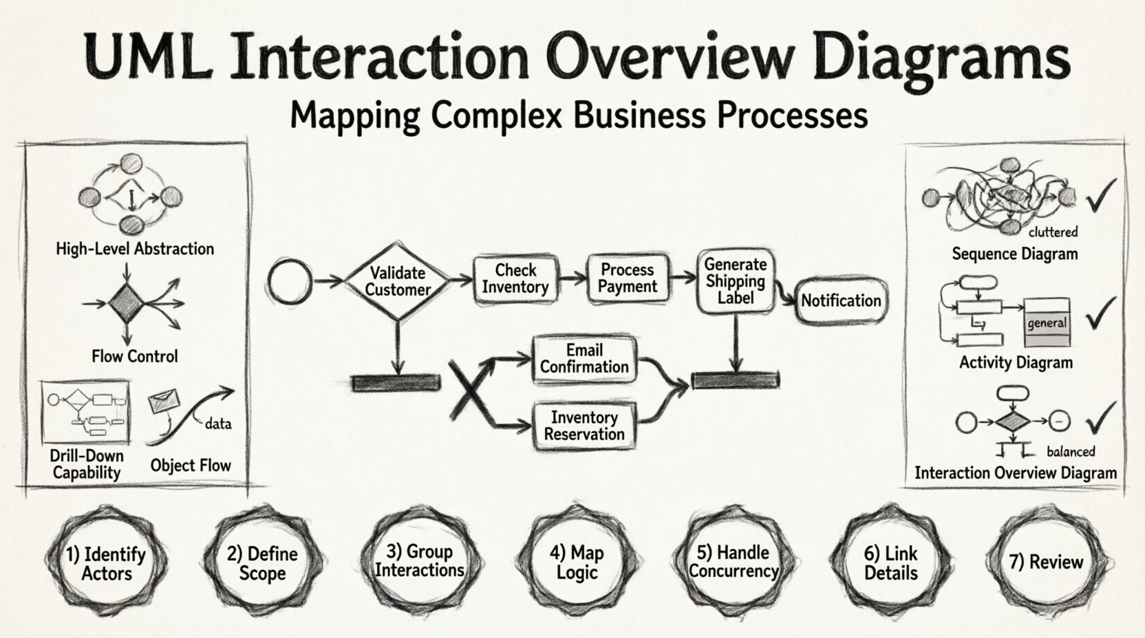 Real-World Case Study: Using UML Interaction Overview Diagrams to Map Complex Business Processes