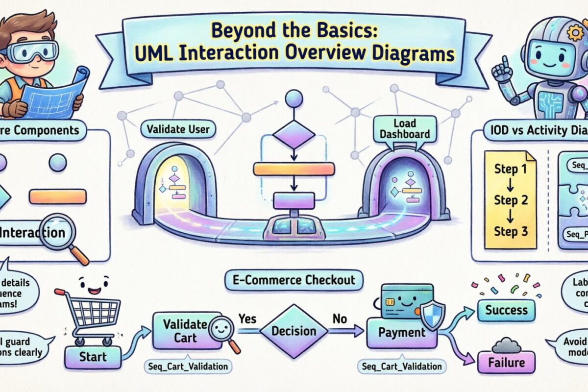 Beyond the Basics: A Deep Dive into UML Interaction Overview Diagrams for Systems Design