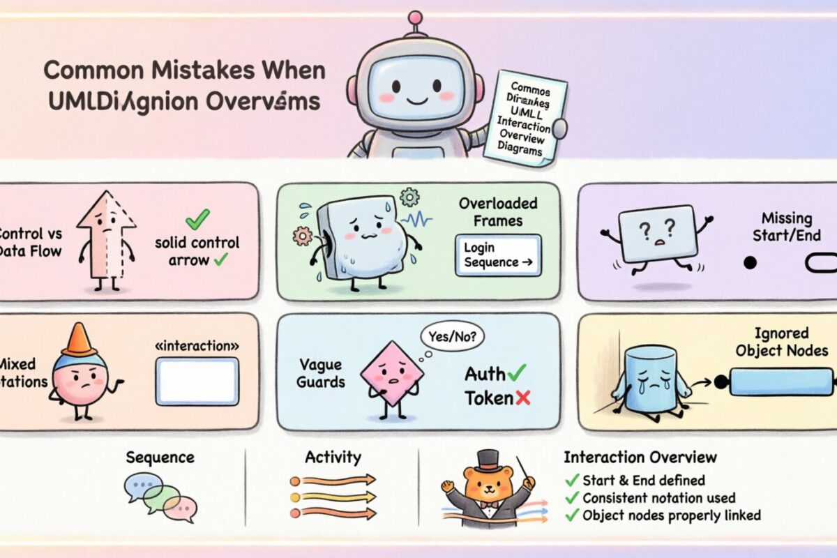 Common Mistakes When Drawing UML Interaction Overview Diagrams and How to Avoid Them Common Mistakes When Drawing UML Interaction Overview Diagrams and How to Avoid Them