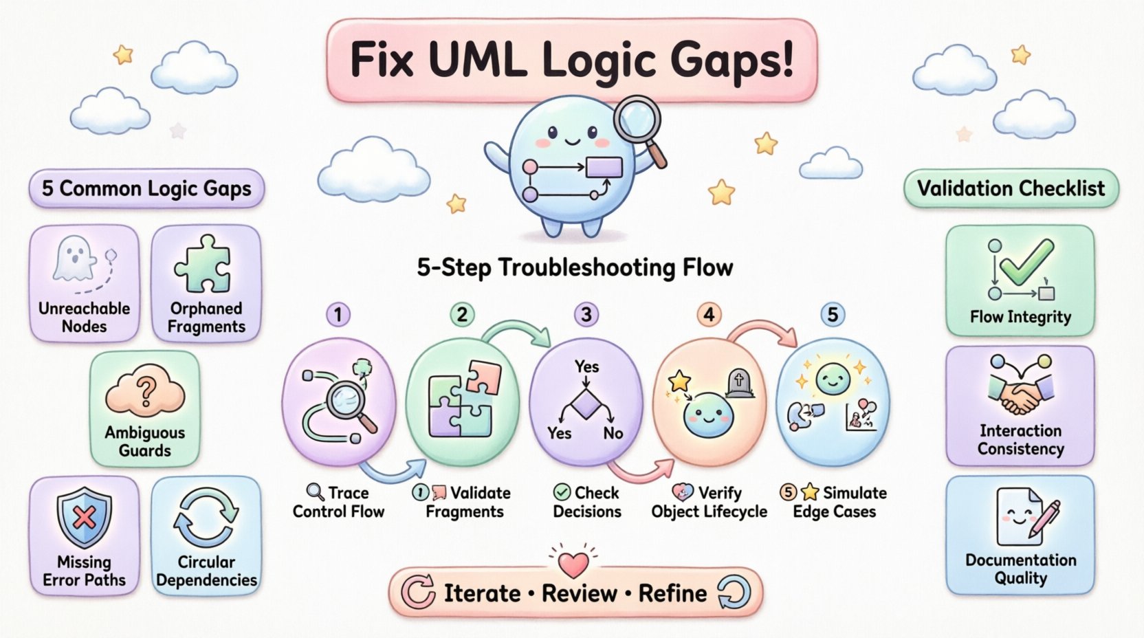 Troubleshooting Your UML Interaction Overview Diagram: Fixing Logic Gaps Before They Cause Confusion Troubleshooting Your UML Interaction Overview Diagram: Fixing Logic Gaps Before They Cause Confusion