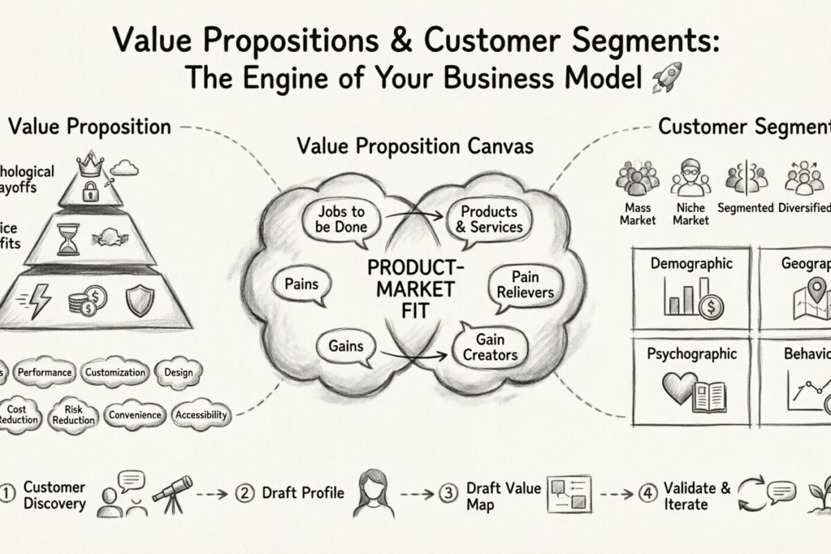 Component Breakdown: How to Define Your Value Propositions and Customer Segments Correctly