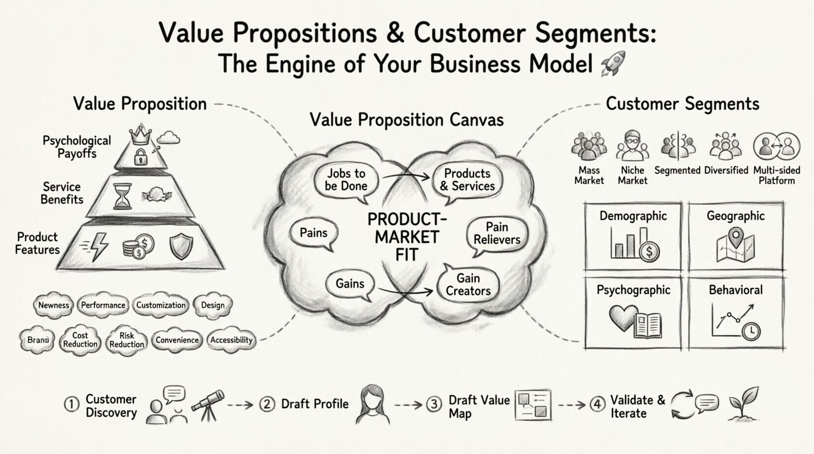 Component Breakdown: How to Define Your Value Propositions and Customer Segments Correctly